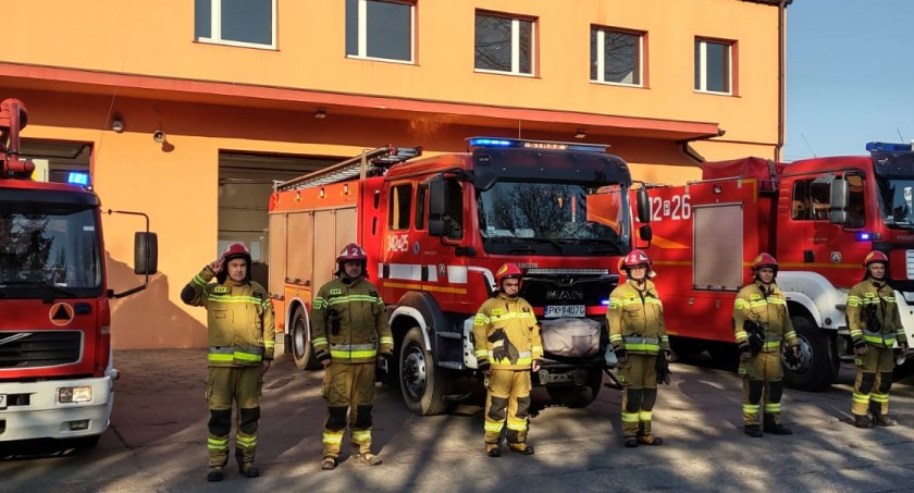 Uczcili śmierć kolegów druhów strażaków z Ukrainy