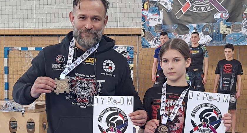 Kaliski radny i siatkarka na podium zawodów w brazylijskim jiu jitsu