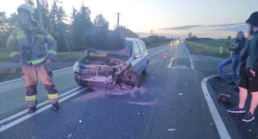 Zderzenie w Witoldowie. 19-miesięczne dziecko w szpitalu