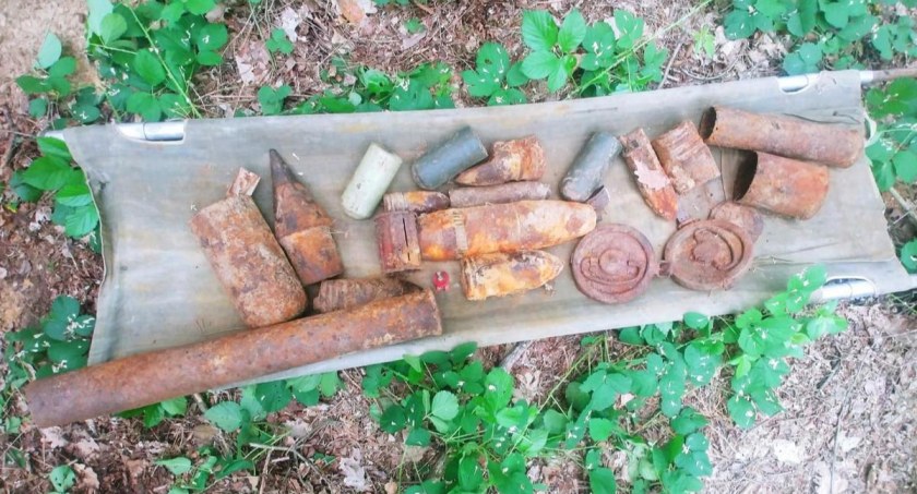 Podczas szkolenia natrafili na ponad 170 niewybuchów