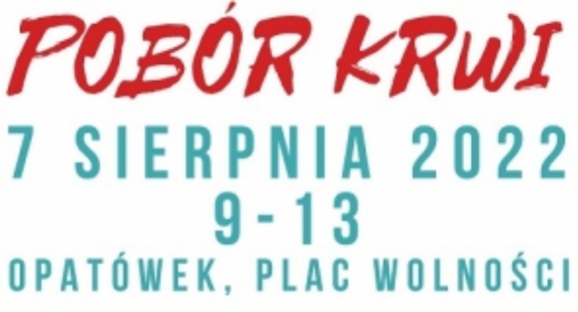 Akcja poboru krwi w Opatówku