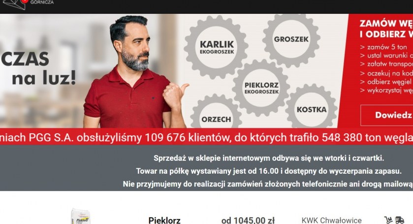 Węgiel przez internet. Będzie cudem jeśli kupisz i nie stracisz nerwów