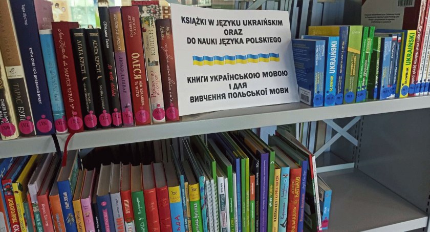 Książki w języku ukraińskim w kaliskiej Książnicy Pedagogicznej 