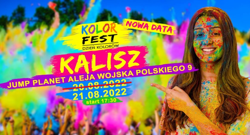 Kolor Fest Kalisz - dzień kolorów Holi