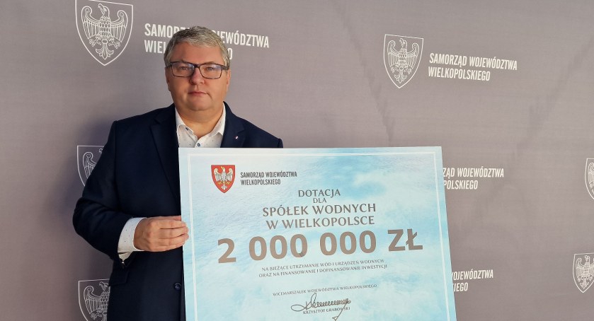 Samorząd Województwa Wielkopolskiego dofinansuje Spółki Wodne