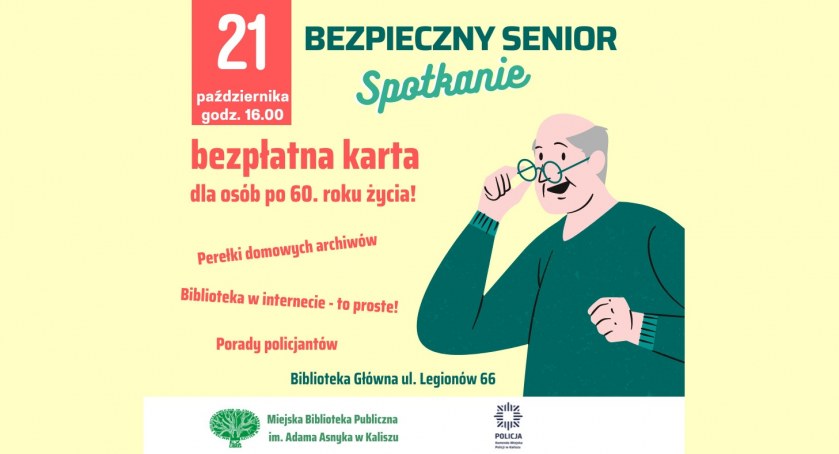 Bezpieczny Senior w bibliotece