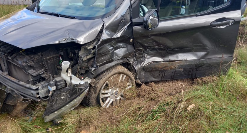 Wypadek w Szałem. Ranna kobieta trafiła do szpitala