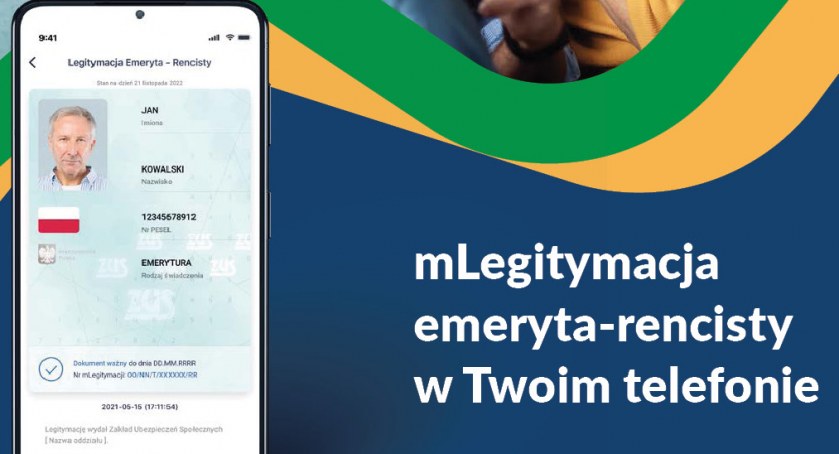 legitymacja emeryta w komórce