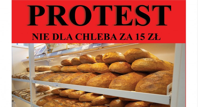 Ogólnopolski protest w sklepach, by chleb nie kosztował 15 zł