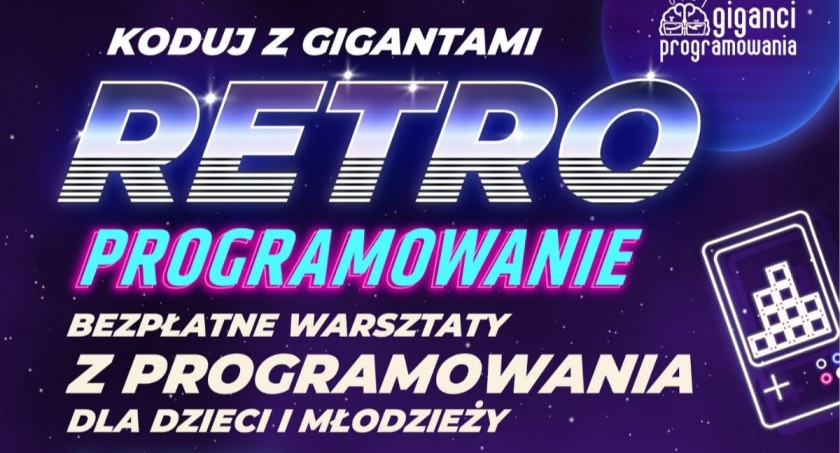 Retro programowanie - warsztaty dla dzieci i młodzieży