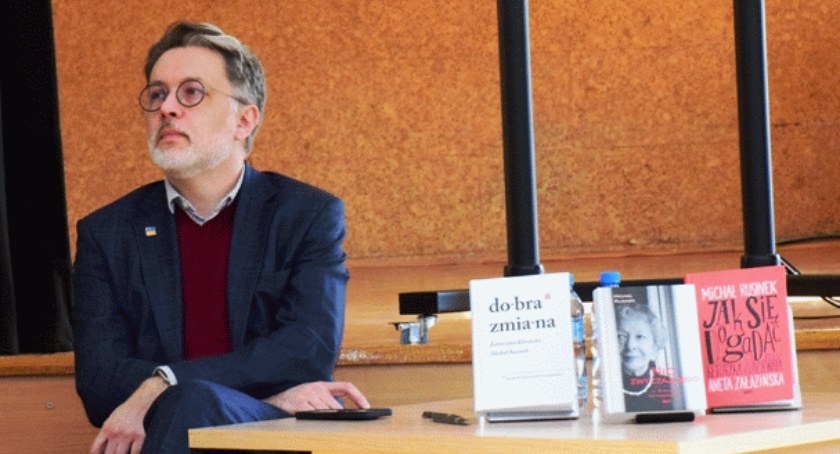 Prof Michał Rusinek, były sekretarz Wisławy Szymborskiej gościem  II LO w Kaliszu