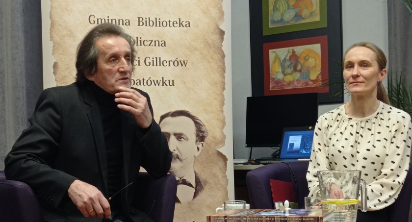 Stanisław Małyszko gościem biblioteki w Opatówku 