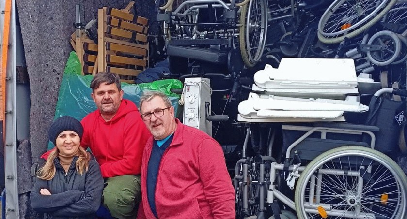 Kolejny transport sprzętu rehabilitacyjnego z Niemiec
