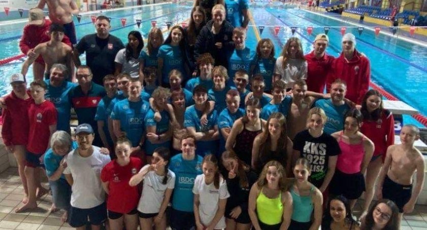  Pływacy KKS Kalisz trenowali z Norwegami