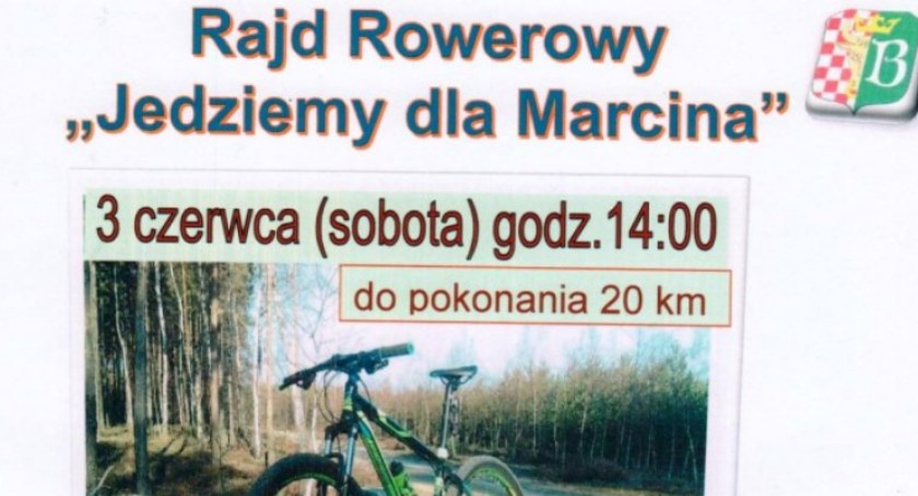 Rajd Rowerowy „Jedziemy dla Marcina” – już w najbliższą sobotę