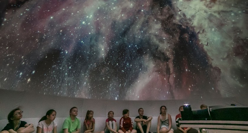 Mobilne planetarium Kopernika w Kaliszu