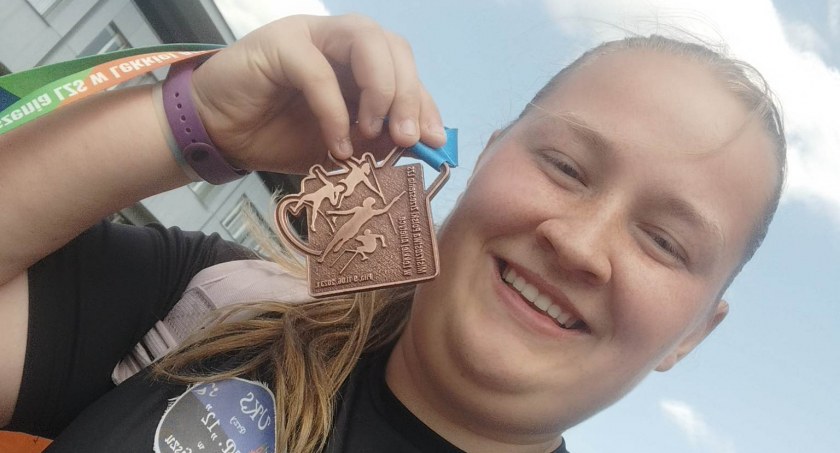 Medal pracowitej lekkoatletki 