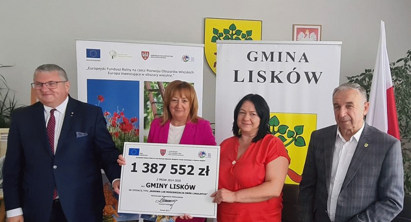 Blisko 1,4 mln zł na przebudowę dróg w gminie Lisków