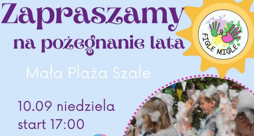Pożegnanie lata na Małej Plaży w Szałem