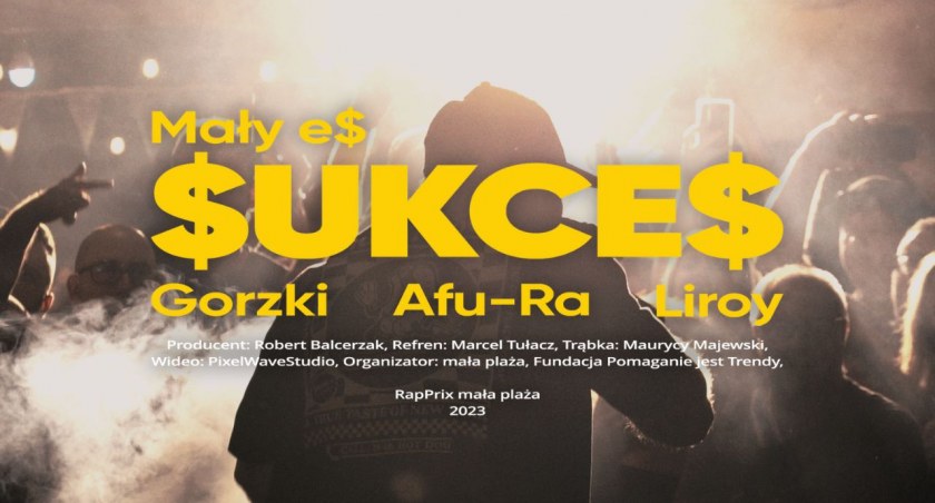 Mały E$ - laureat konkursu „RapPrix Mała Plaża” nagrał singiel z z raperami Afu Ra, Liroyem i Gorzkim