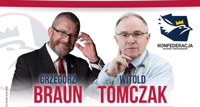 Grzegorz Braun w Kaliszu