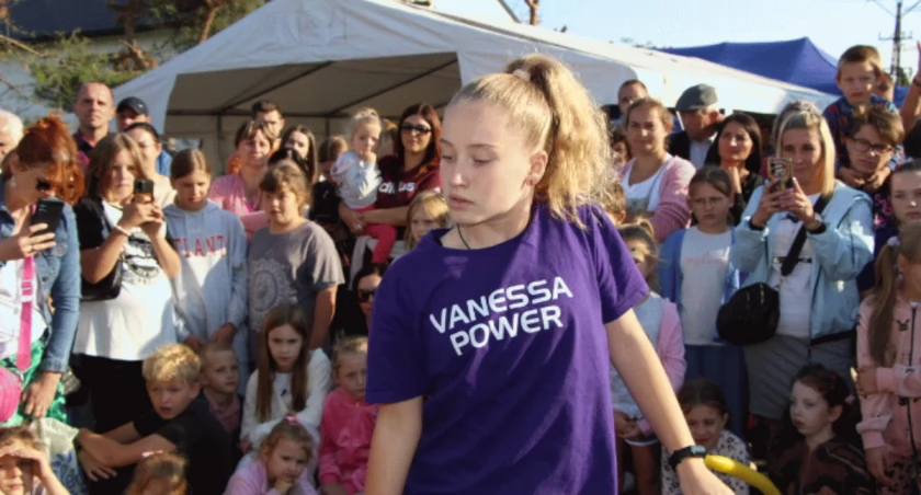 13 – letnia kaliszanka Vanessa Power Kujawiak -  najmłodsza w świecie instruktor prowadząca własną szkołę tańca i nie tylko  