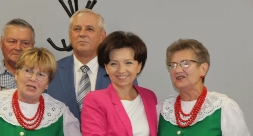 Minister Marlena Maląg u seniorów gminy Blizanów