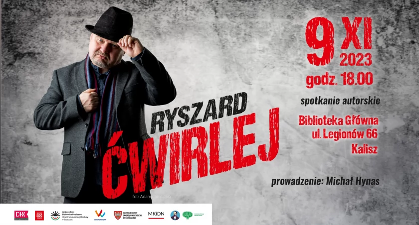 Ryszard Ćwirlej, spotkanie z autorem popularnych kryminałów