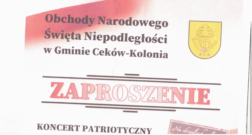 „Na skrzydłach wolności” – koncert patriotyczny w Cekowie – Kolonii