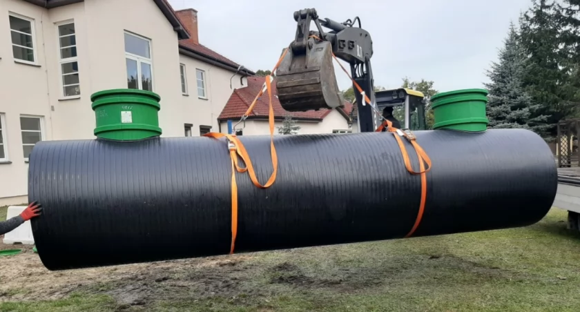 DPŚ w Liskowie już gromadzi deszczówkę