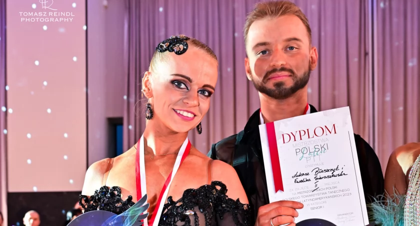 Ewelina i Łukasz wicemistrzami Polski - niesamowity rok kaliskich tancerzy  
