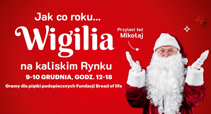 Wigilia na kaliskim Rynku - charytatywna impreza z aniołami i koncertami