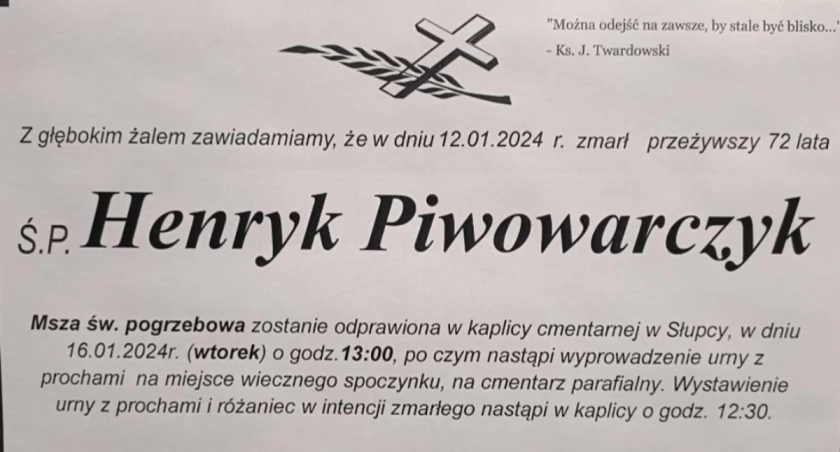 Zmarł kaliski lider Solidarności