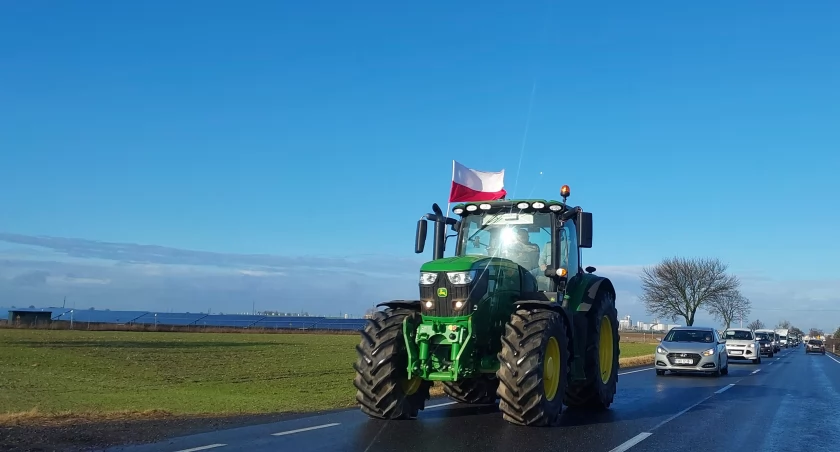 Trwa Ogólnopolski Protest Rolników. Zablokowane drogi