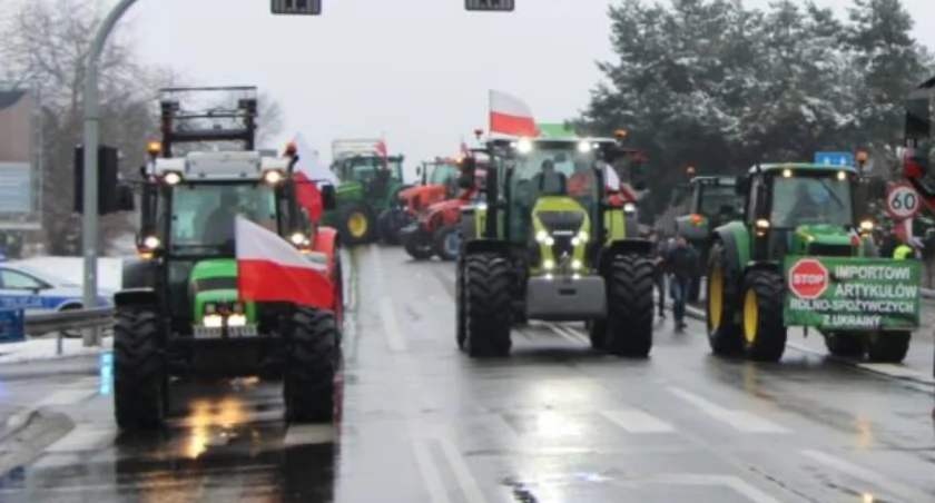 Wkrótce kolejne rolnicze blokady dróg wokół Kalisza