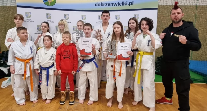 Sprawdzian karateków w Dobrzeniu Wielkim