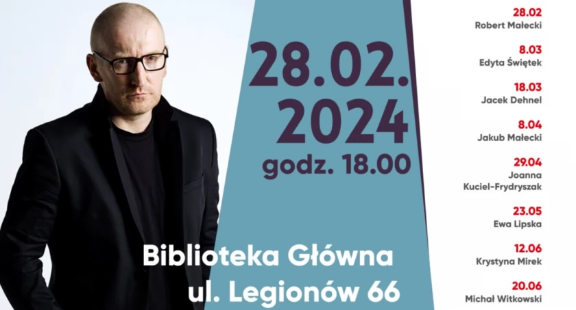 Dyrygent dusz, czyli Robert Małecki w Miejskiej Bibliotece