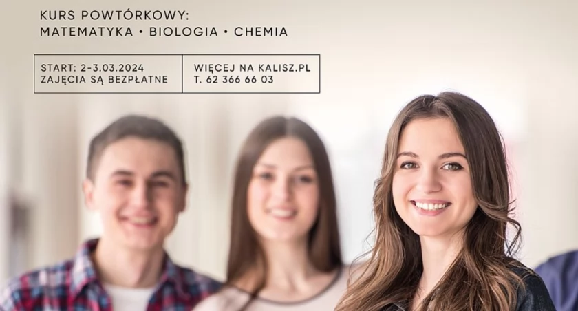 Ruszają bezpłatne kursy dla maturzystów. Tym razem z matematyki, chemii i biologii 