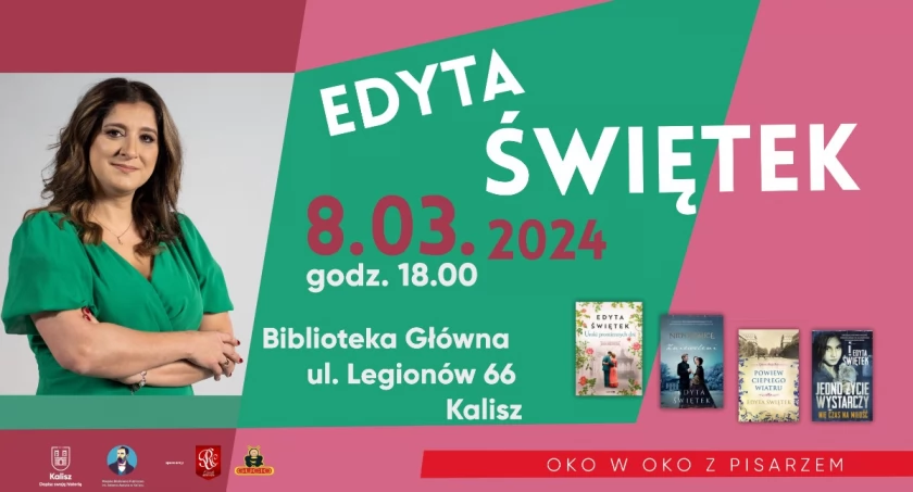 Mistrzyni czułych historii, czyli Edyta Świętek w Miejskiej Bibliotece