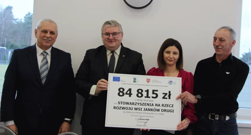 Blisko 85 tys. zł na doposażenie świetlicy wiejskiej w  Jankowie Drugim