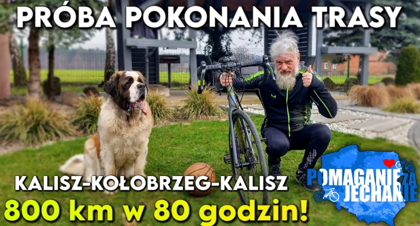 800 kilometrów w 80 godzin? Dla pana Romana nie ma rzeczy niemożliwych!