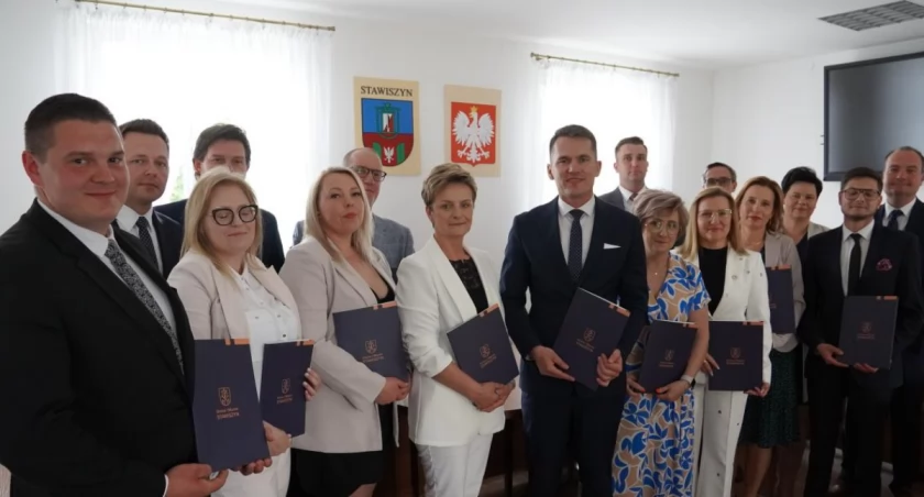 Pierwsza  sesja Rady Miejskiej Stawiszyna kadencji 2024-2029