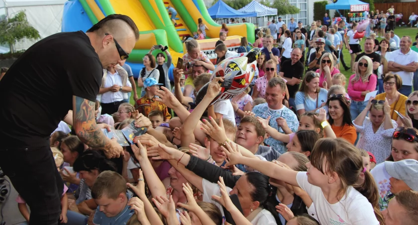 Czadoman na festynie strażackim w Łaszkowie 