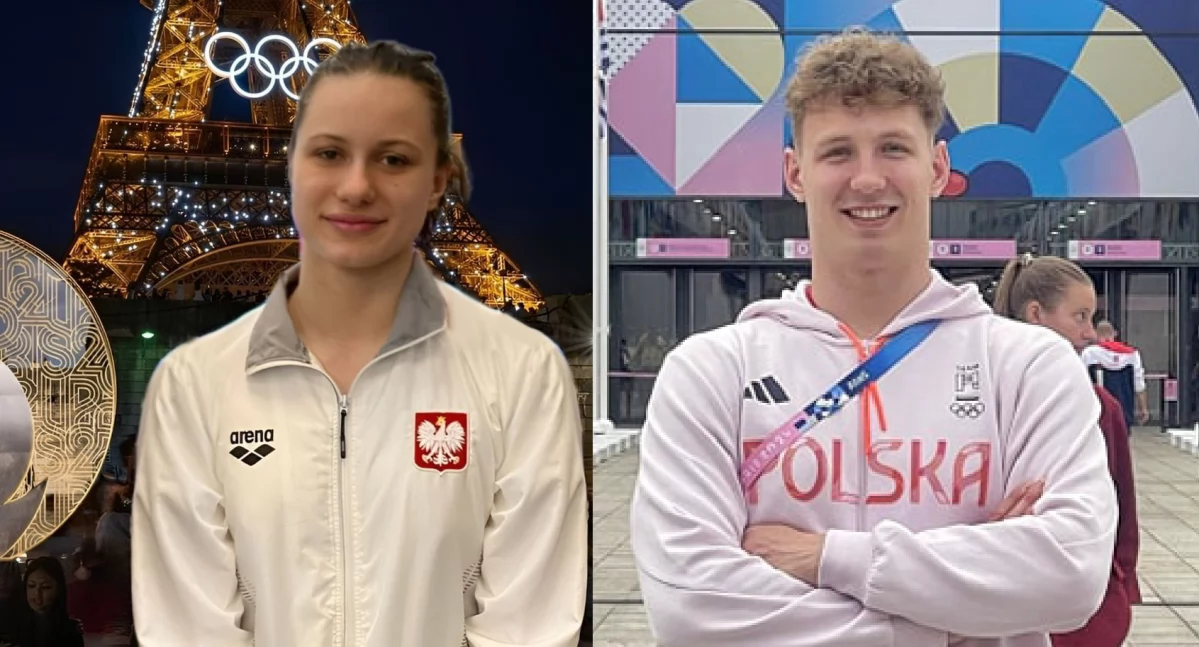 Julia i Bartosz pływali w olimpijskich sztafetach