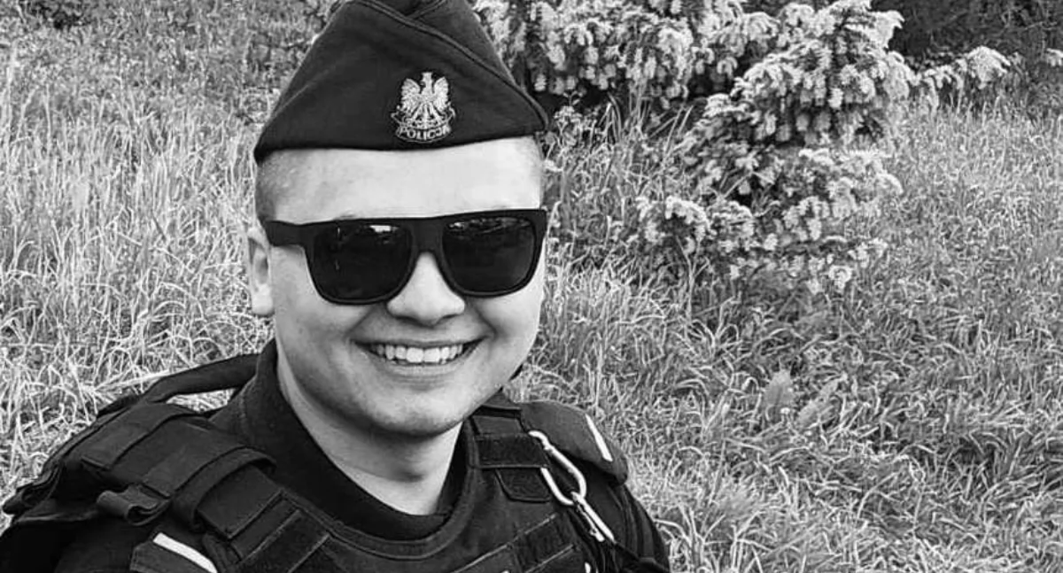 Ofiarą  wypadku drogowego w Sobiesękach był policjant