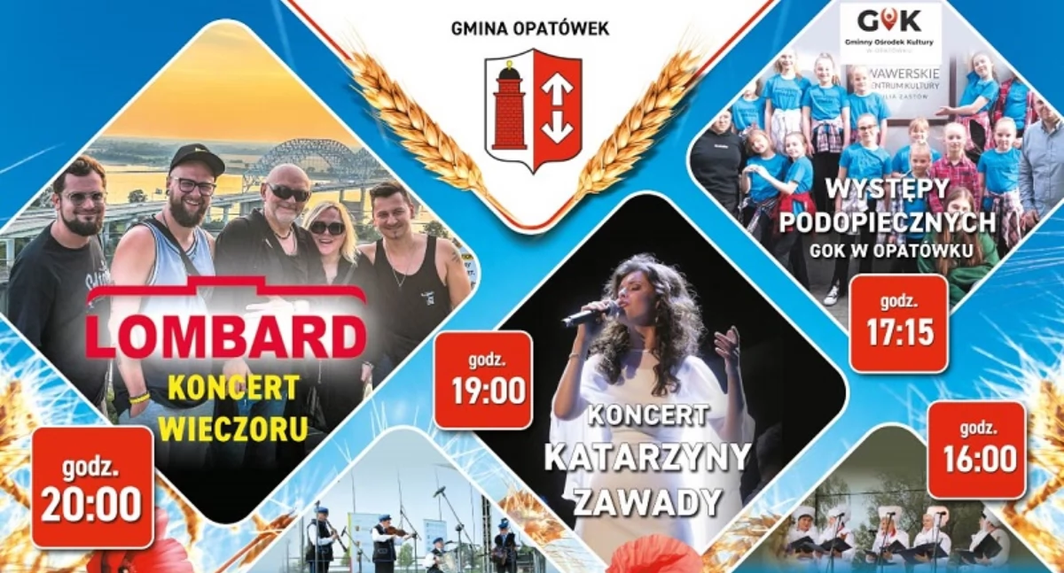 Dożynki Gminy Opatówek w Szałem - Niedziela, 25 sierpnia