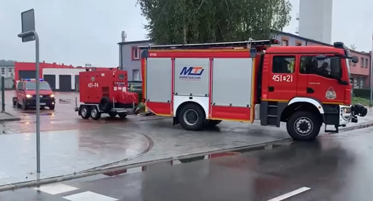 Ulewne deszcze i silny wiatr w Kaliszu - bilans