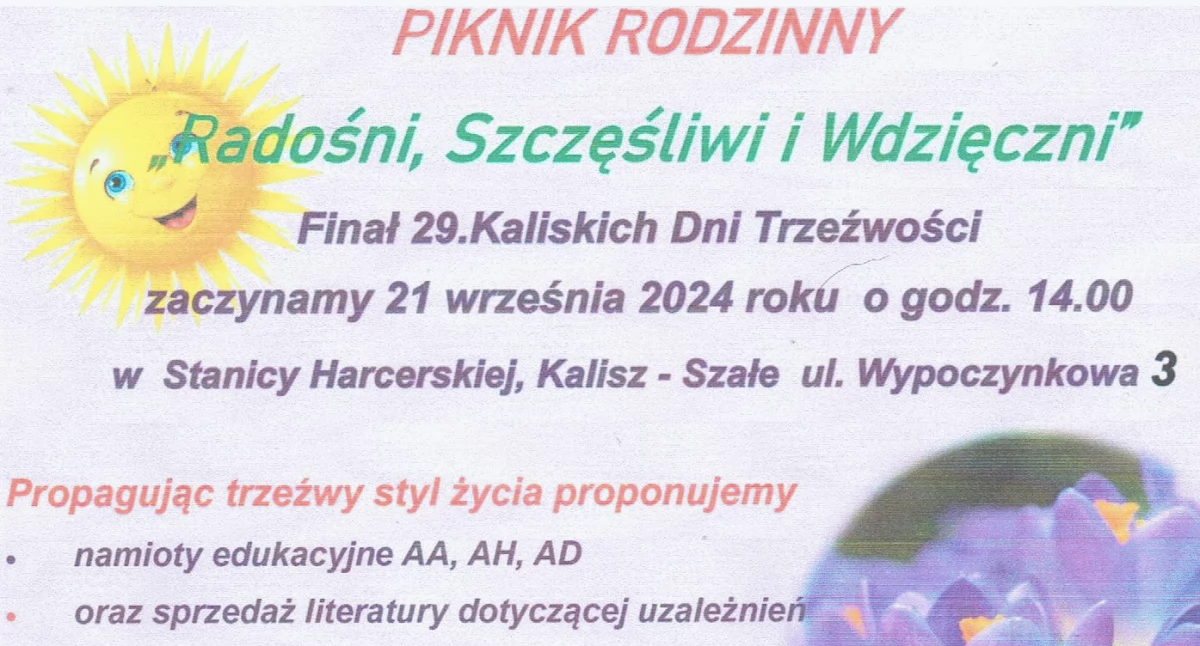 „Radośni, Szczęśliwi, i Wdzięczni” – Piknik Rodzinny w Stanicy Harcerskiej w Szałem
