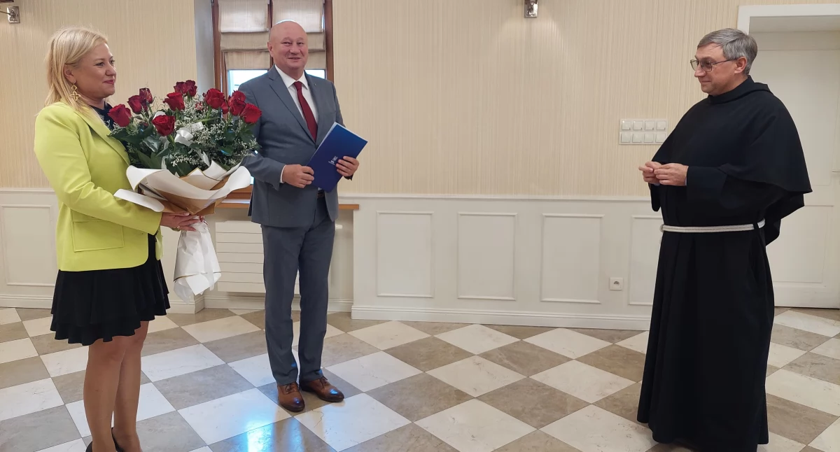 Pożegnanie Gwardiana Klasztoru o.o. Franciszkanów w Kaliszu 