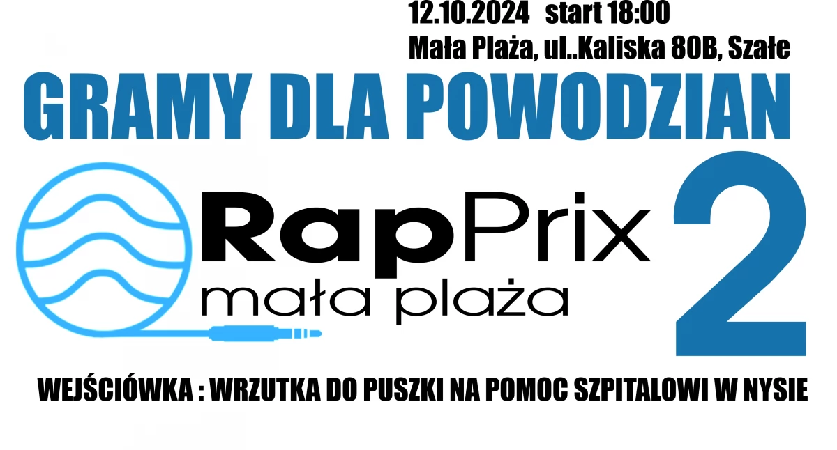II „RapPrix Mała Plaża” – raperzy z całej Polski zjadą do Szałego